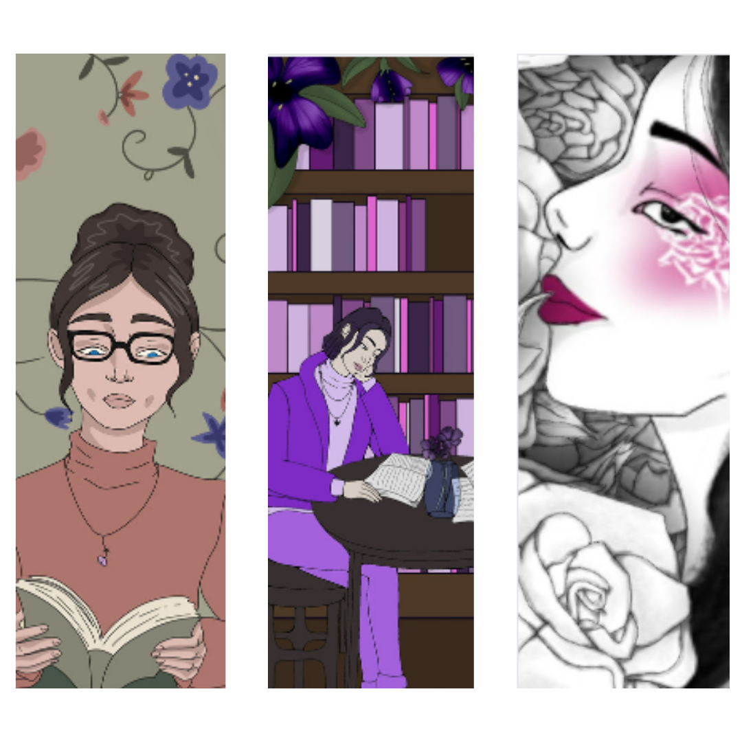 3 Floral Birth Month PDF Bookmarks
