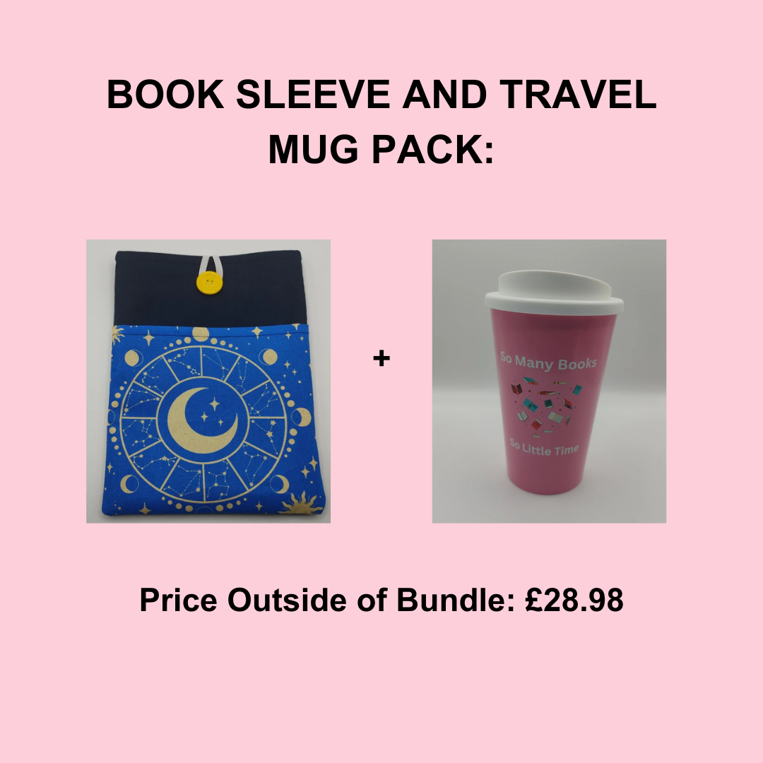 Book Sleeve and Travel Mug Bundle