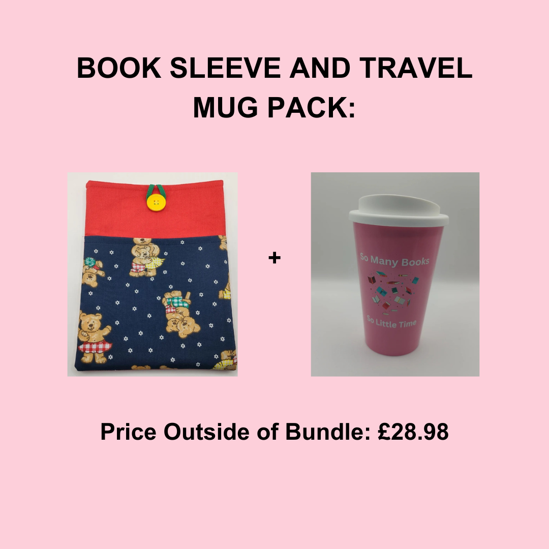 Book Sleeve and Travel Mug Bundle