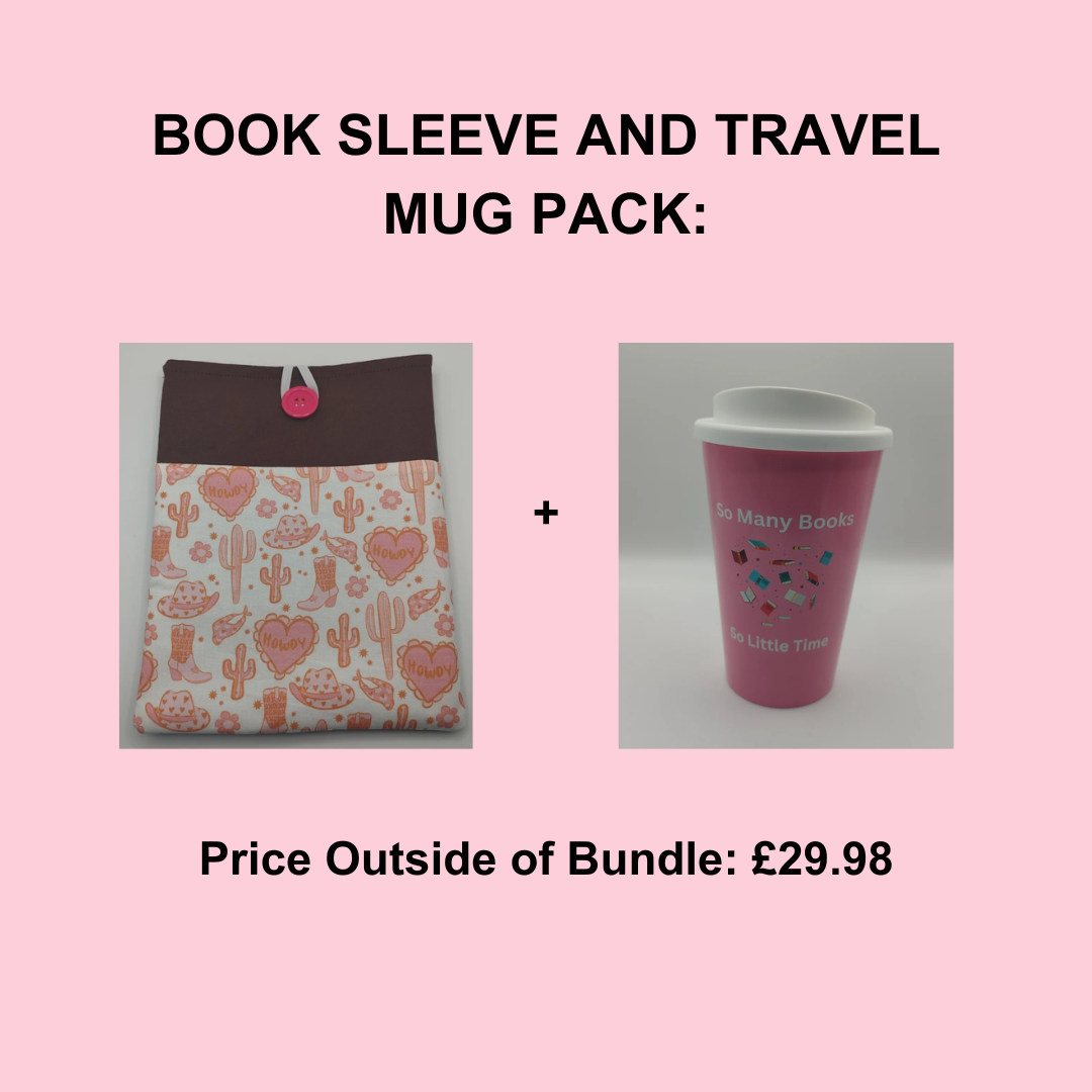Book Sleeve and Travel Mug Bundle