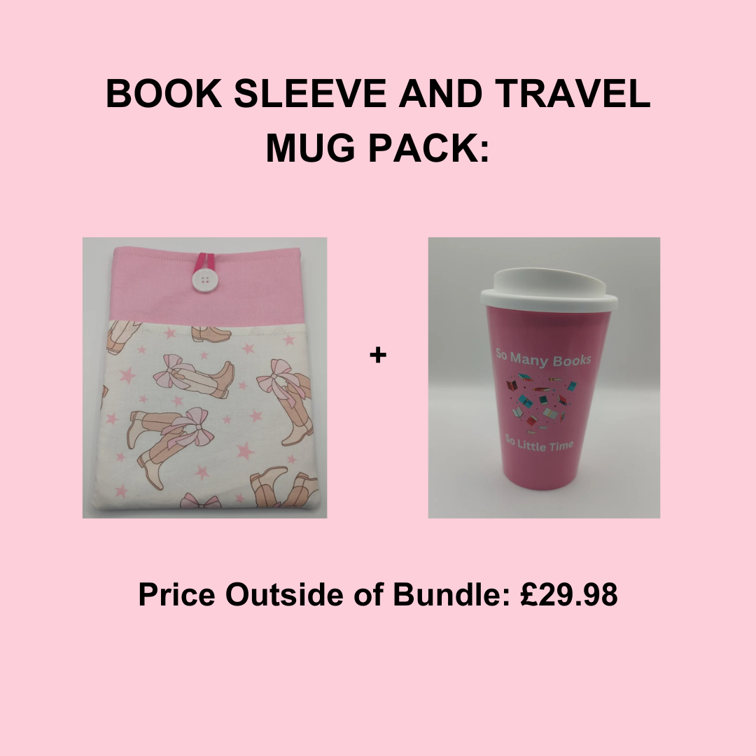 Book Sleeve and Travel Mug Bundle