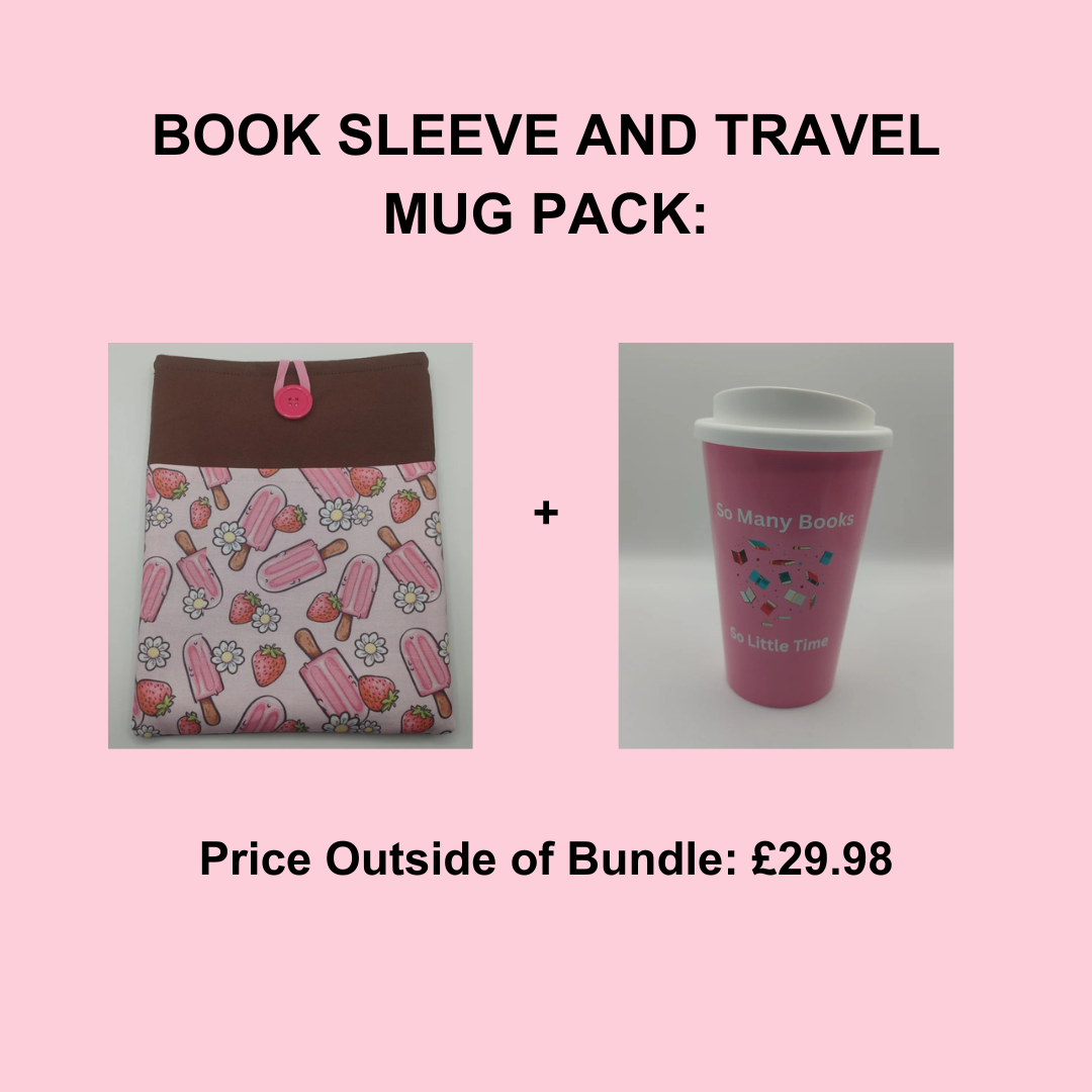 Book Sleeve and Travel Mug Bundle