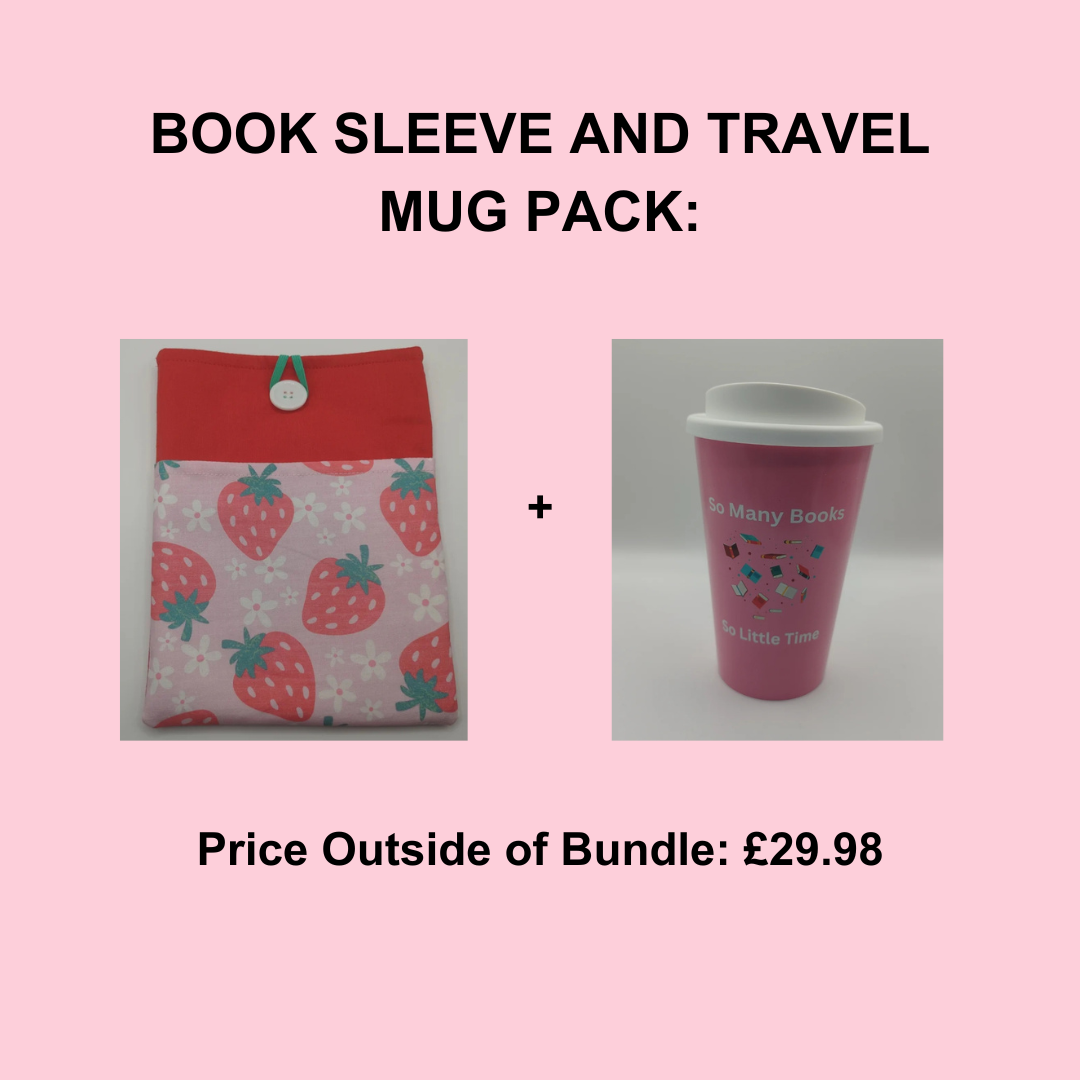Book Sleeve and Travel Mug Bundle