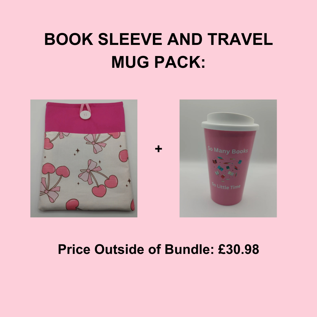 Book Sleeve and Travel Mug Bundle
