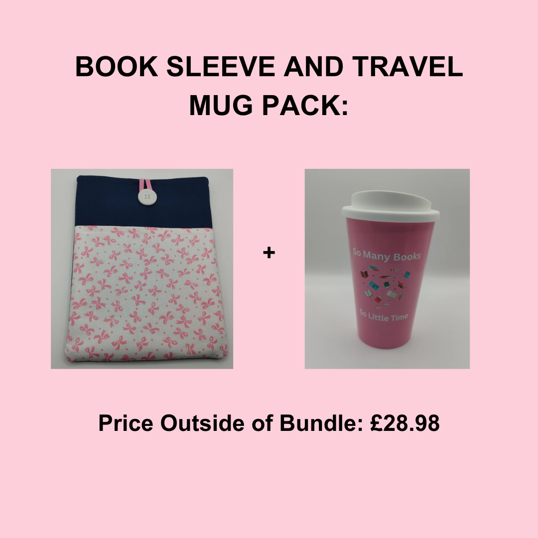 Book Sleeve and Travel Mug Bundle