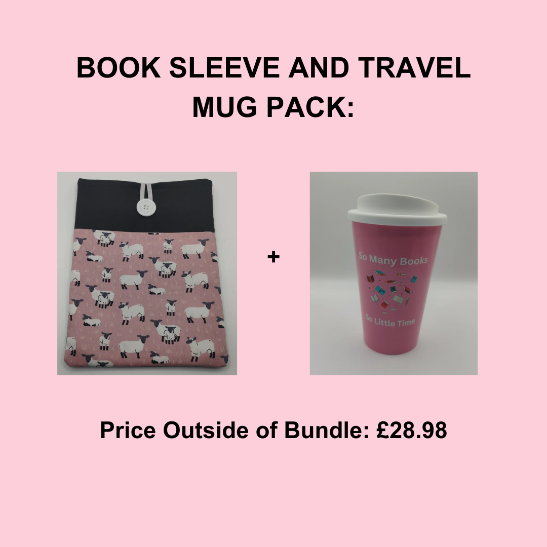 Book Sleeve and Travel Mug Bundle