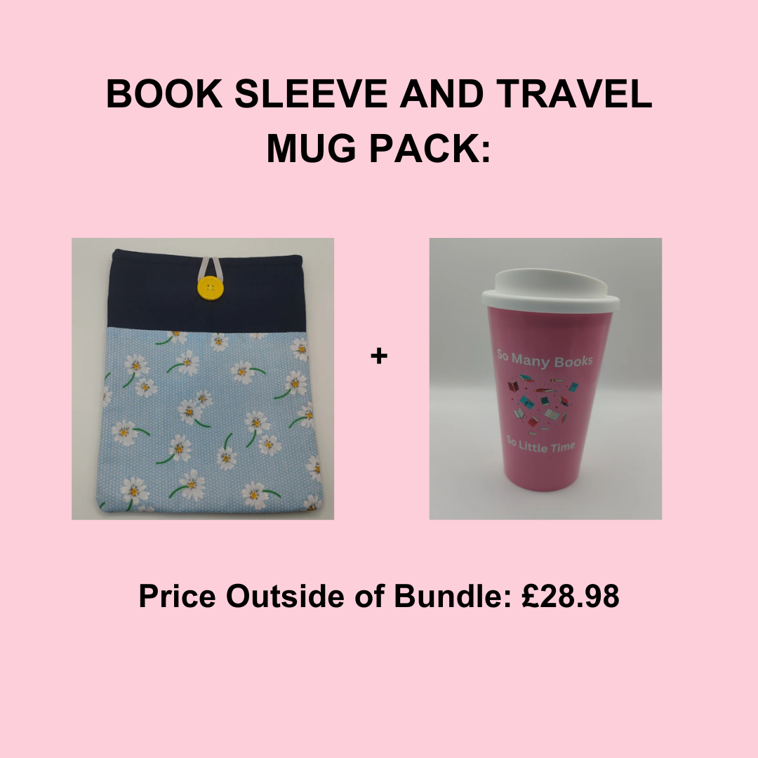 Book Sleeve and Travel Mug Bundle