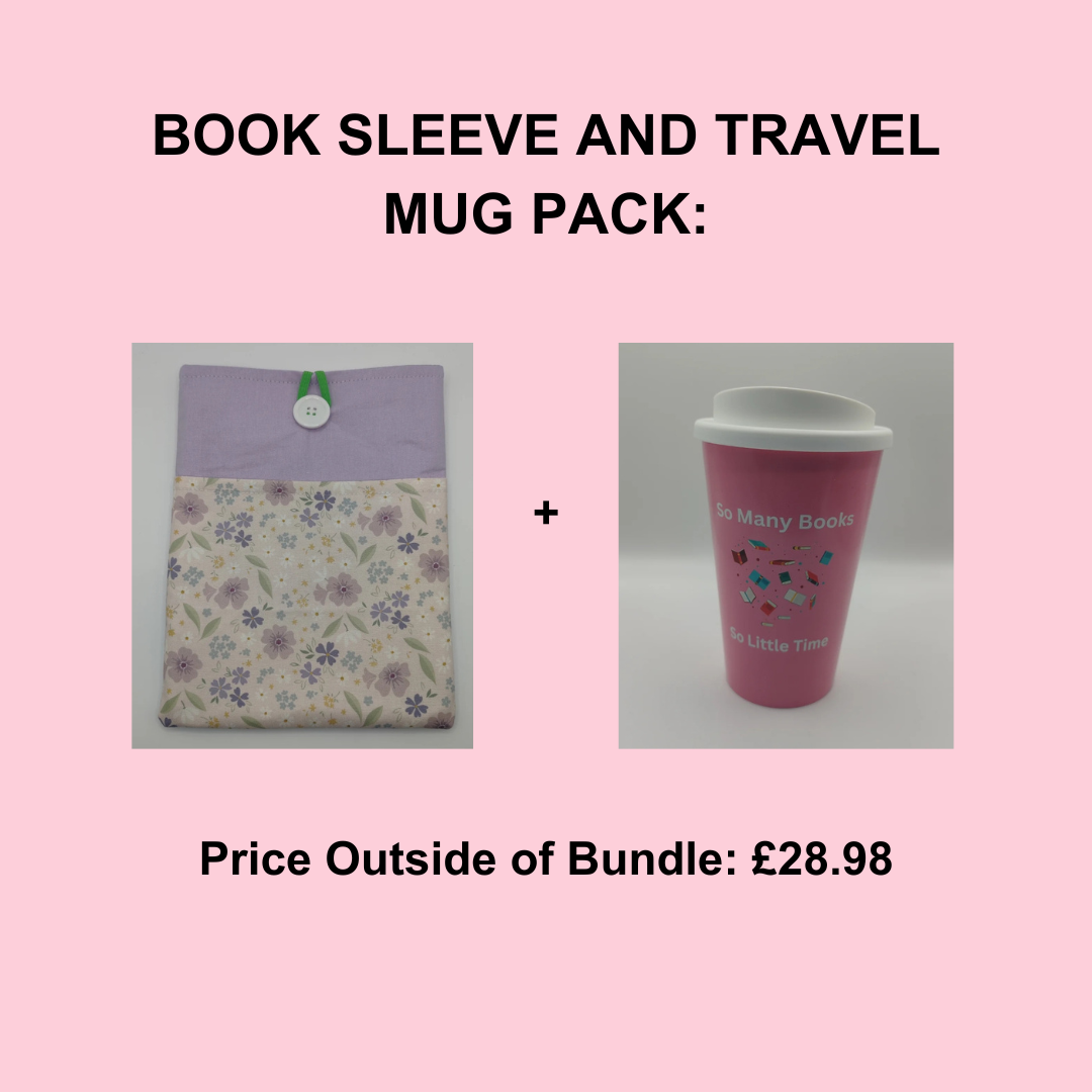 Book Sleeve and Travel Mug Bundle