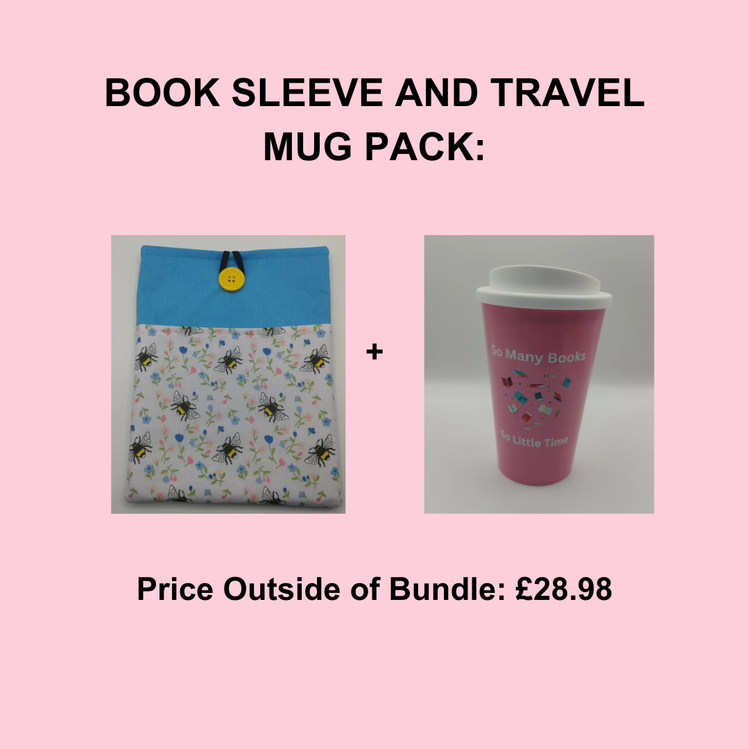 Book Sleeve and Travel Mug Bundle