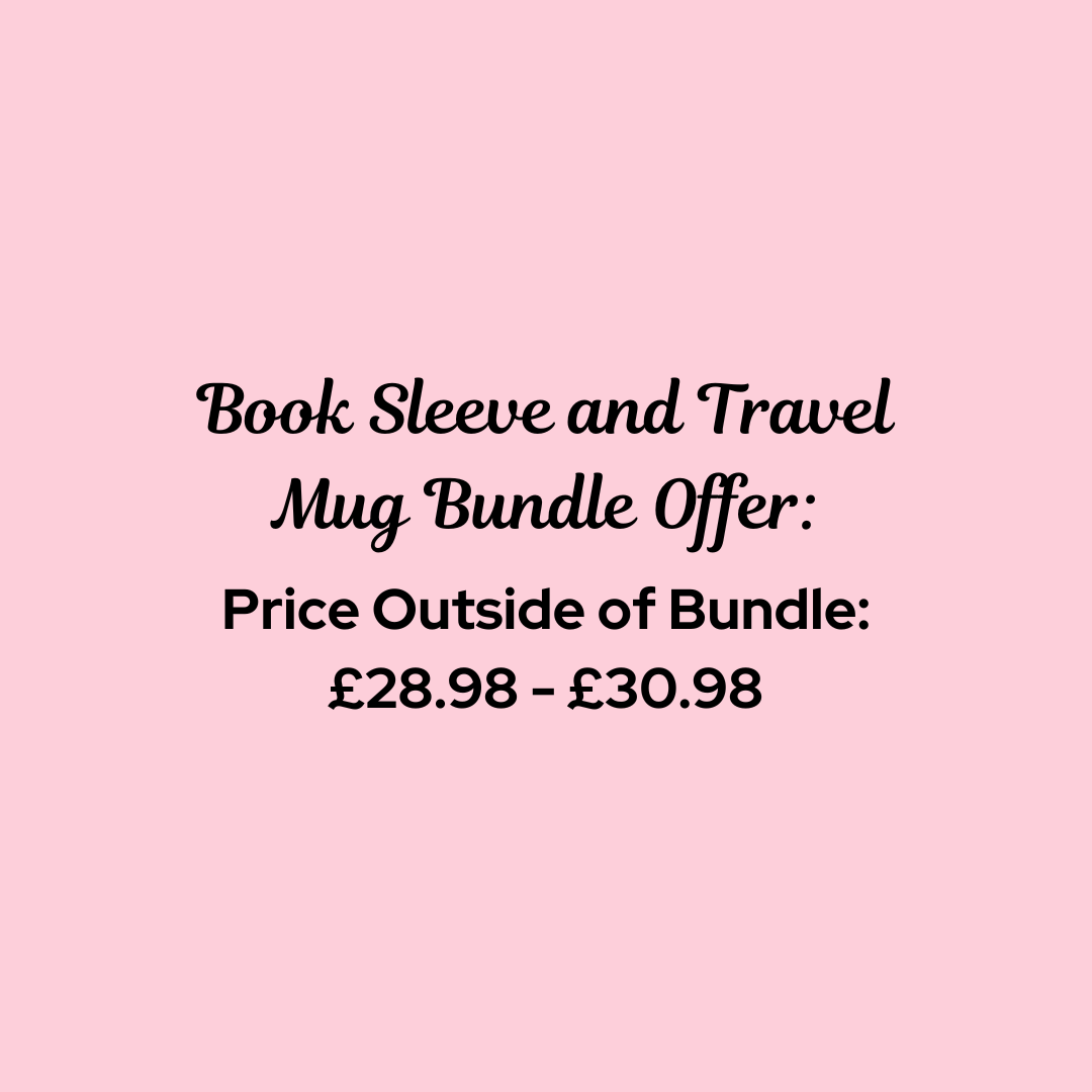 Book Sleeve and Travel Mug Bundle