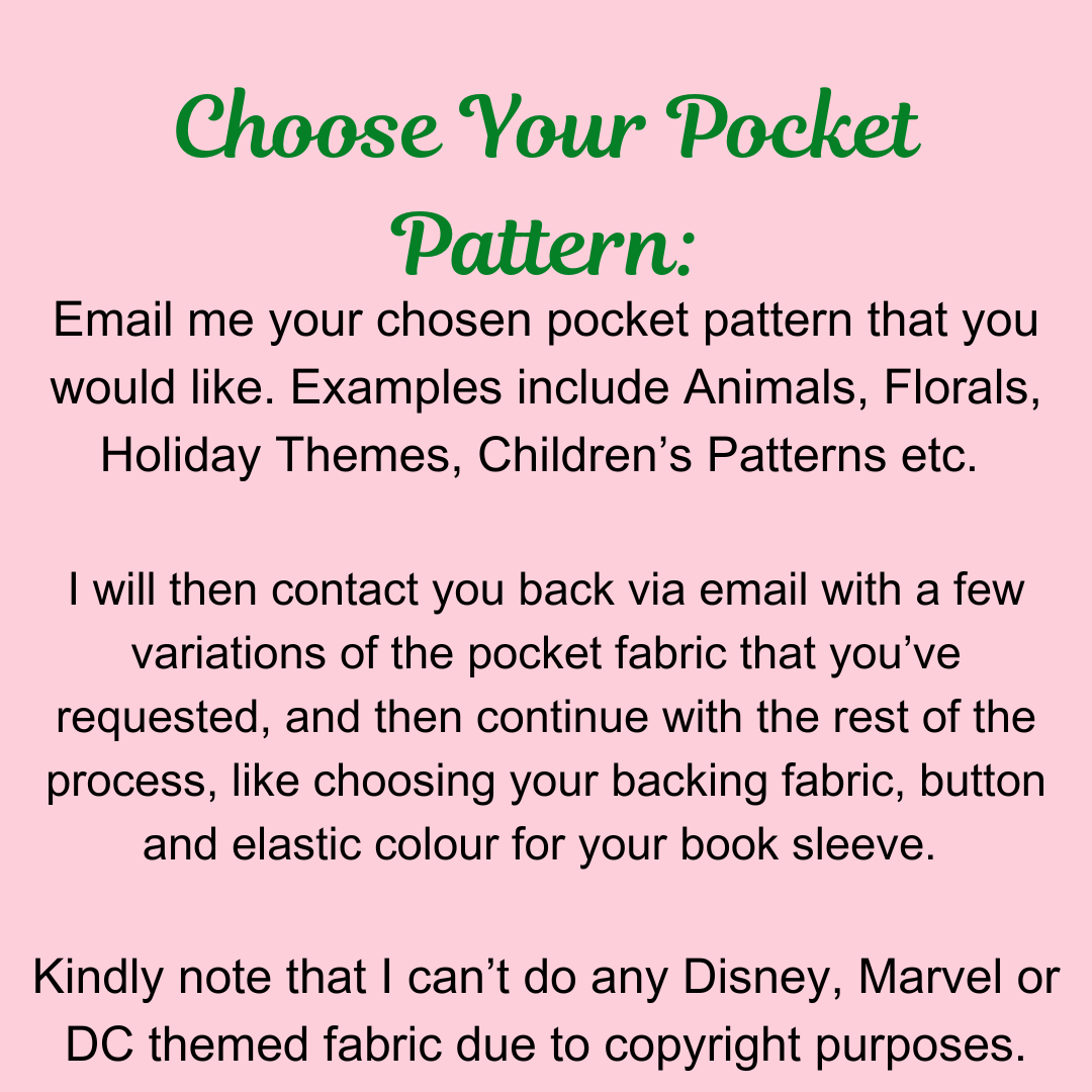 Custom Book Sleeve