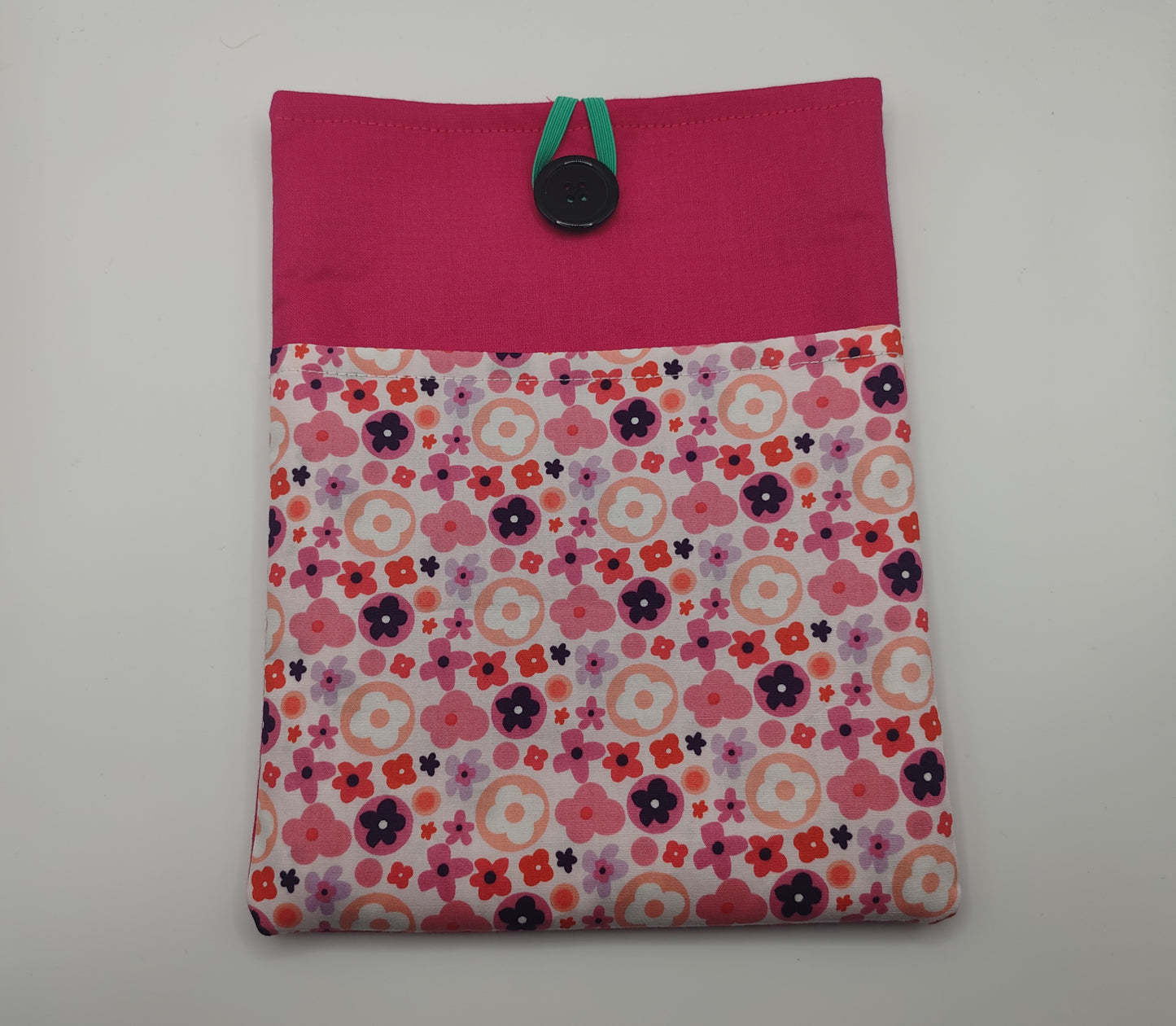 Pink Floral Book Sleeve (SR)
