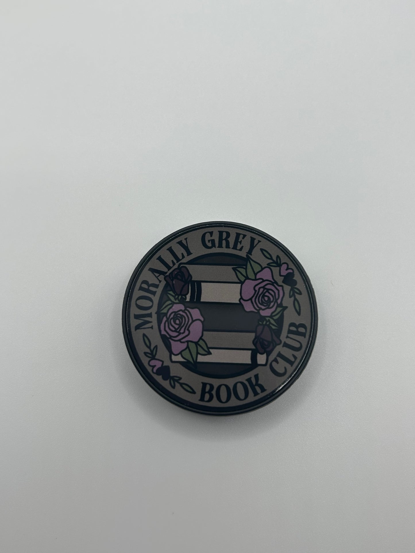 Black Floral Kindle Sleeve and Morally Grey Book Club Kindle Grip Pack