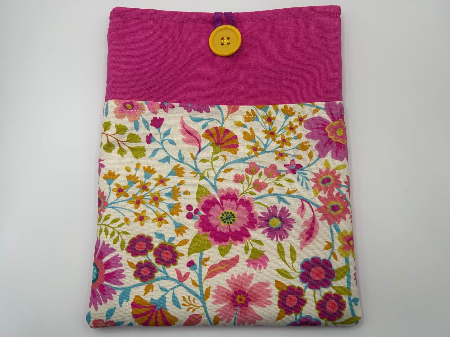 Pink Flower Book Sleeve