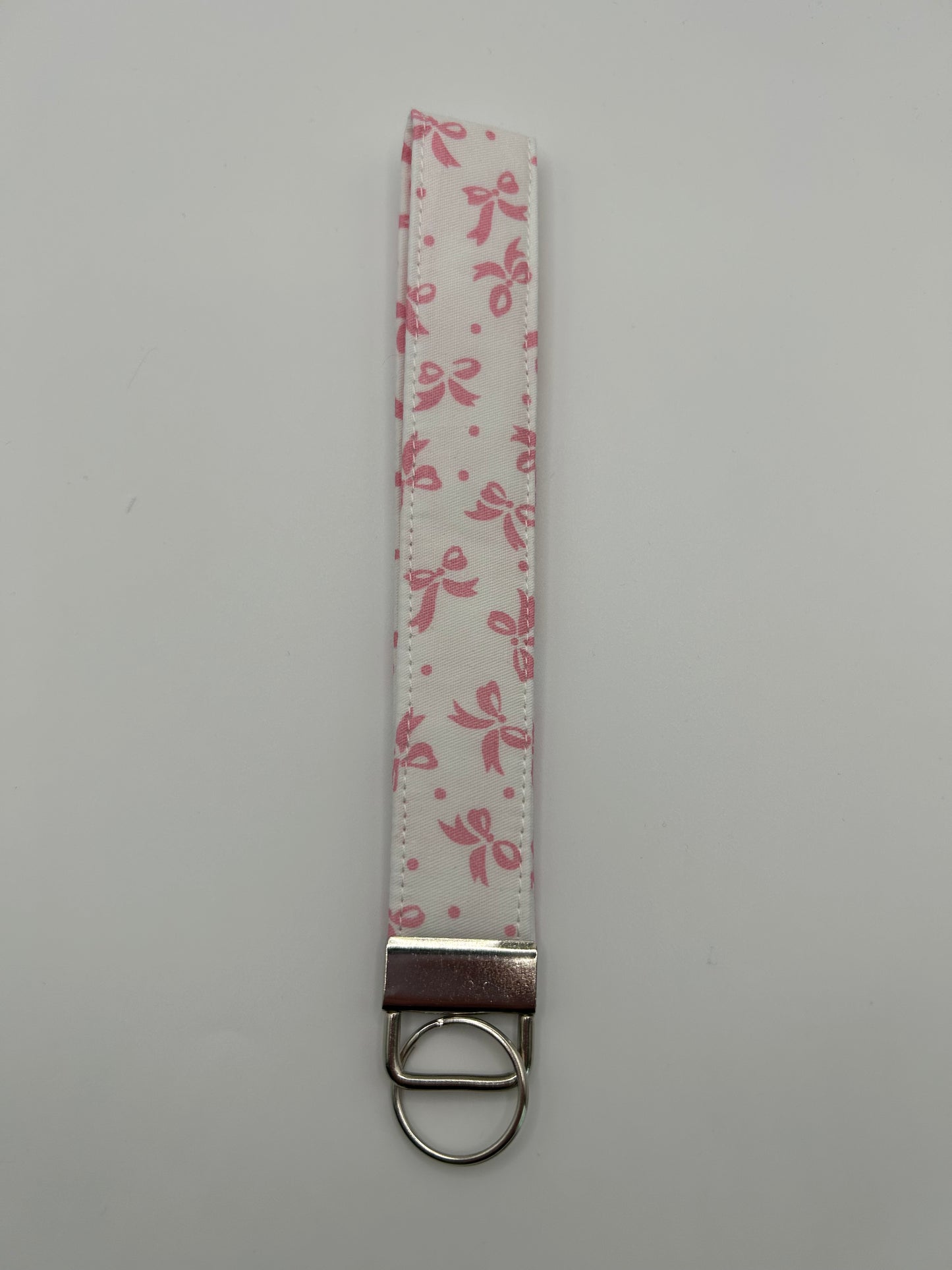 Pink Bow Wristlet