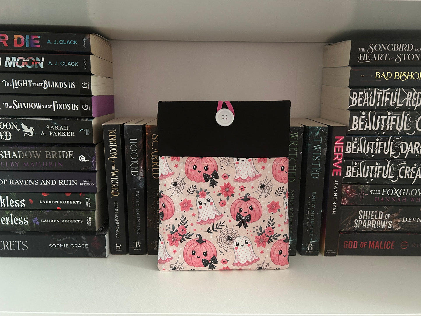 Pink Pumpkin Book Sleeve