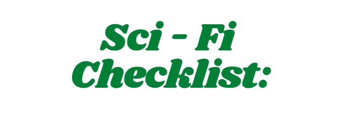 Sci-Fi Book Checklist
