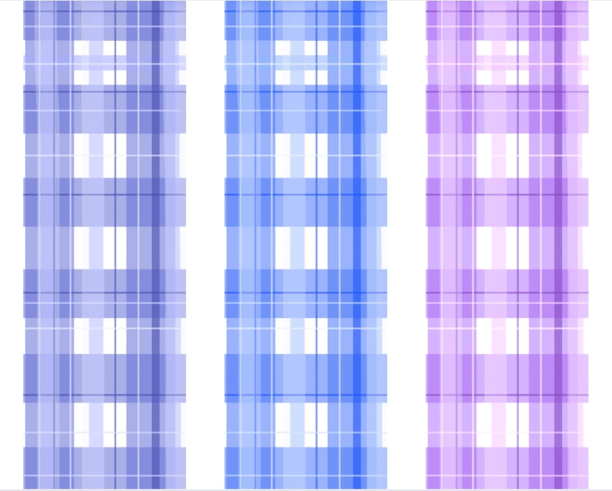 Blue/Purple Gingham PDF Bookmarks