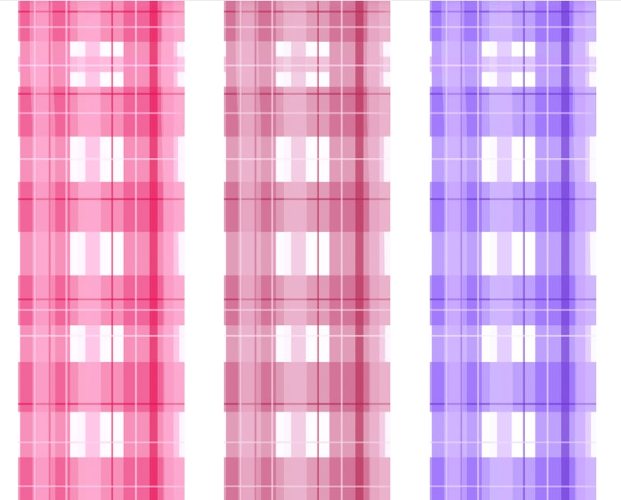 Pink/Purple Gingham PDF Bookmarks