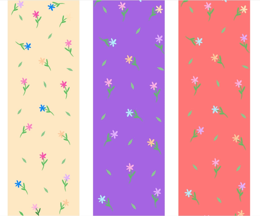 Ditsy Floral PDF Bookmarks