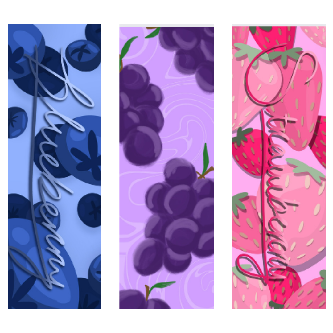 3 Fruit PDF Bookmarks