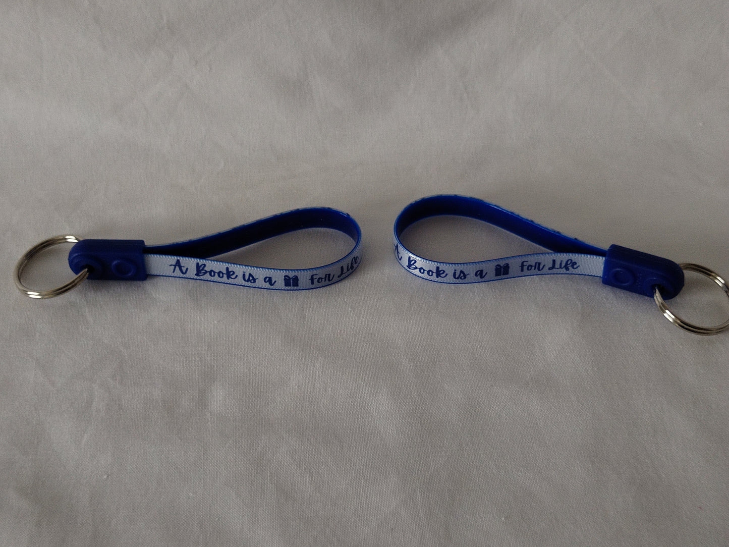 A Book is a Gift for Life Keyring
