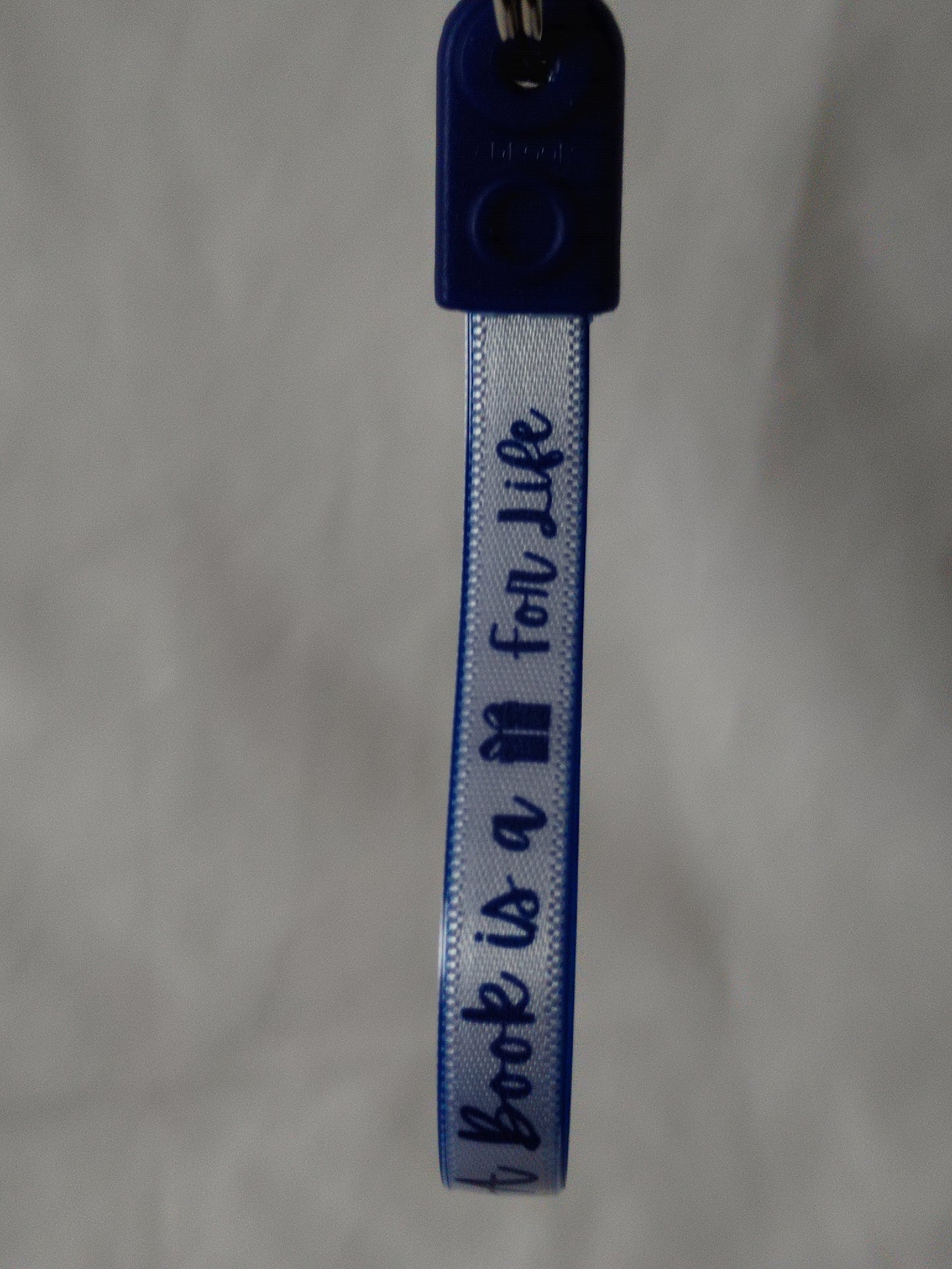 A Book is a Gift for Life Keyring