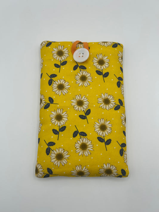 Yellow Sunflower Glasses Pouch