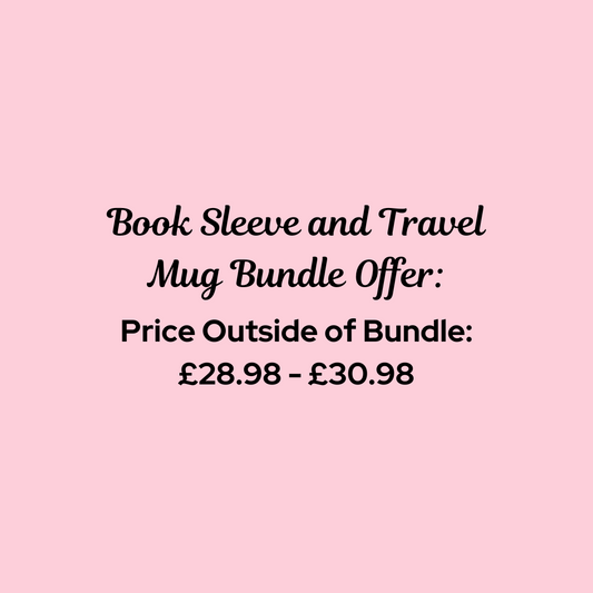 Book Sleeve and Travel Mug Bundle