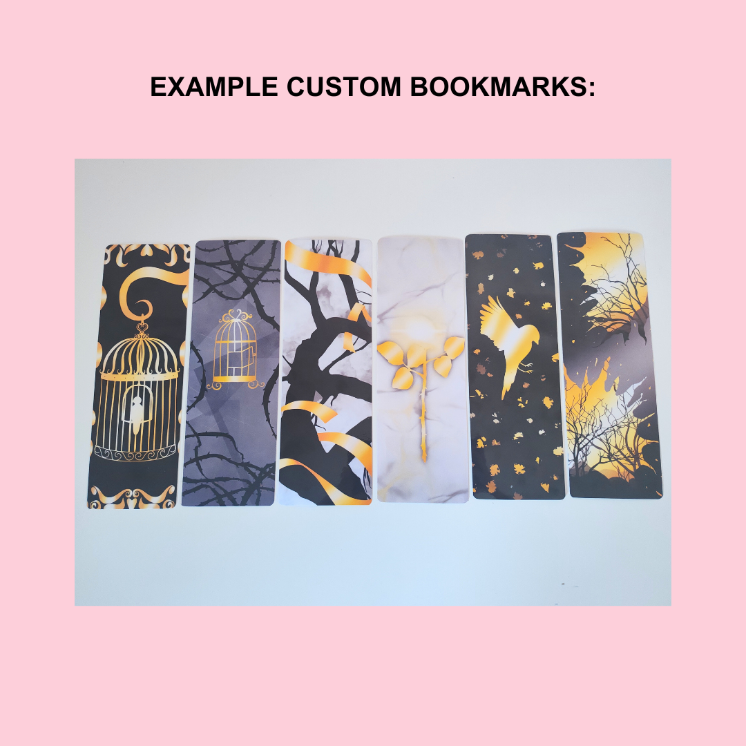 6 Custom Bookmark Pack