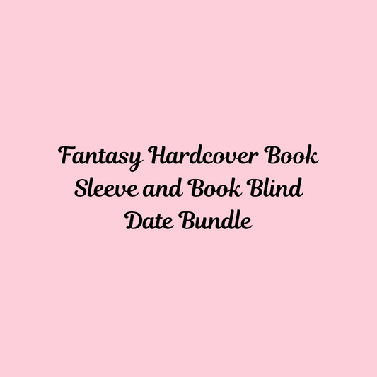 Fantasy Hardback Book Sleeve and Book Blind Date Bundle