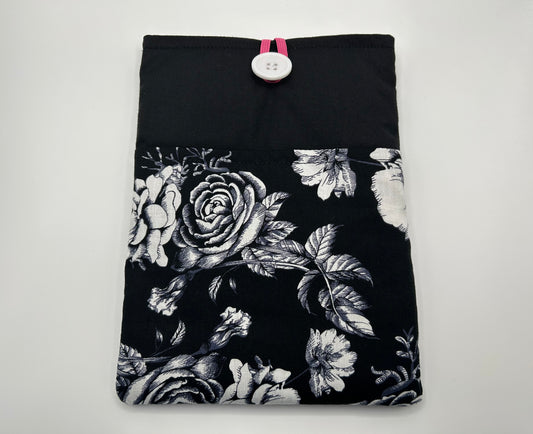 Black Floral Kindle Sleeve
