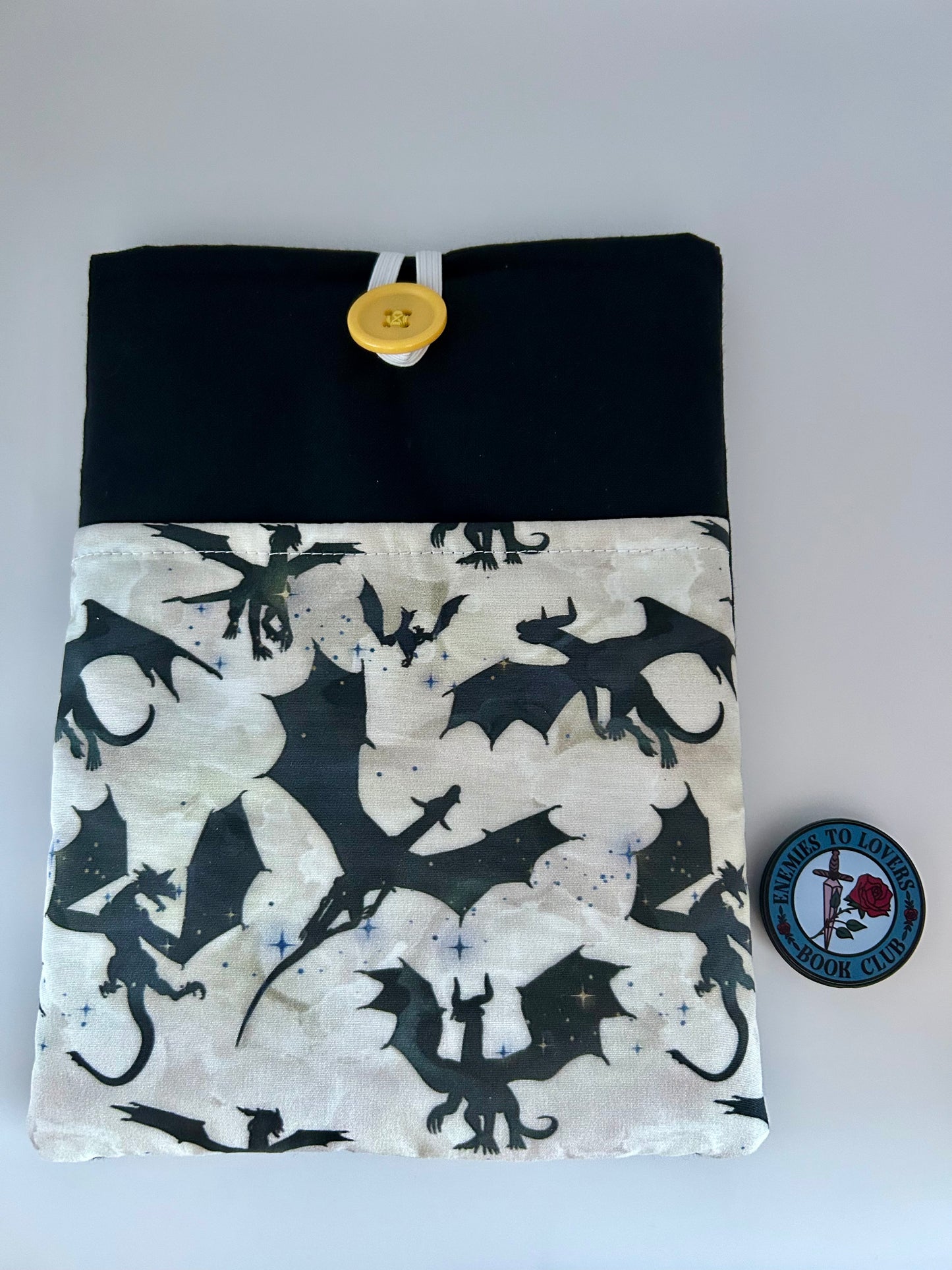 Dragon Kindle Sleeve and Enemies to Lovers Book Club Kindle Grip