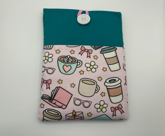 Books and Coffee Kindle Sleeve