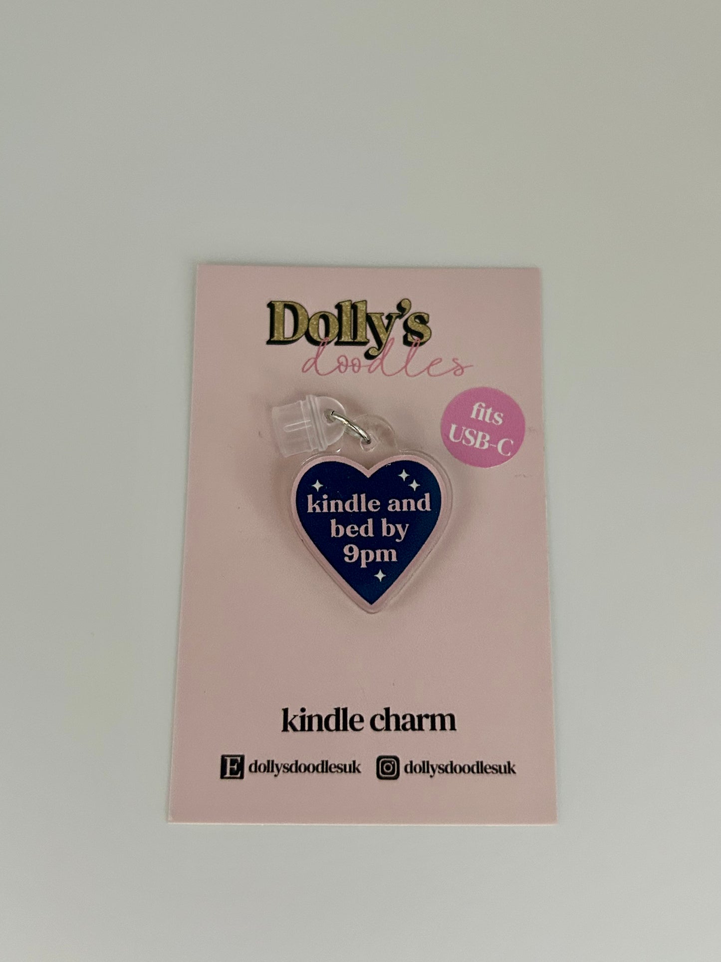 Kindle and Bed by 9pm Kindle Charm