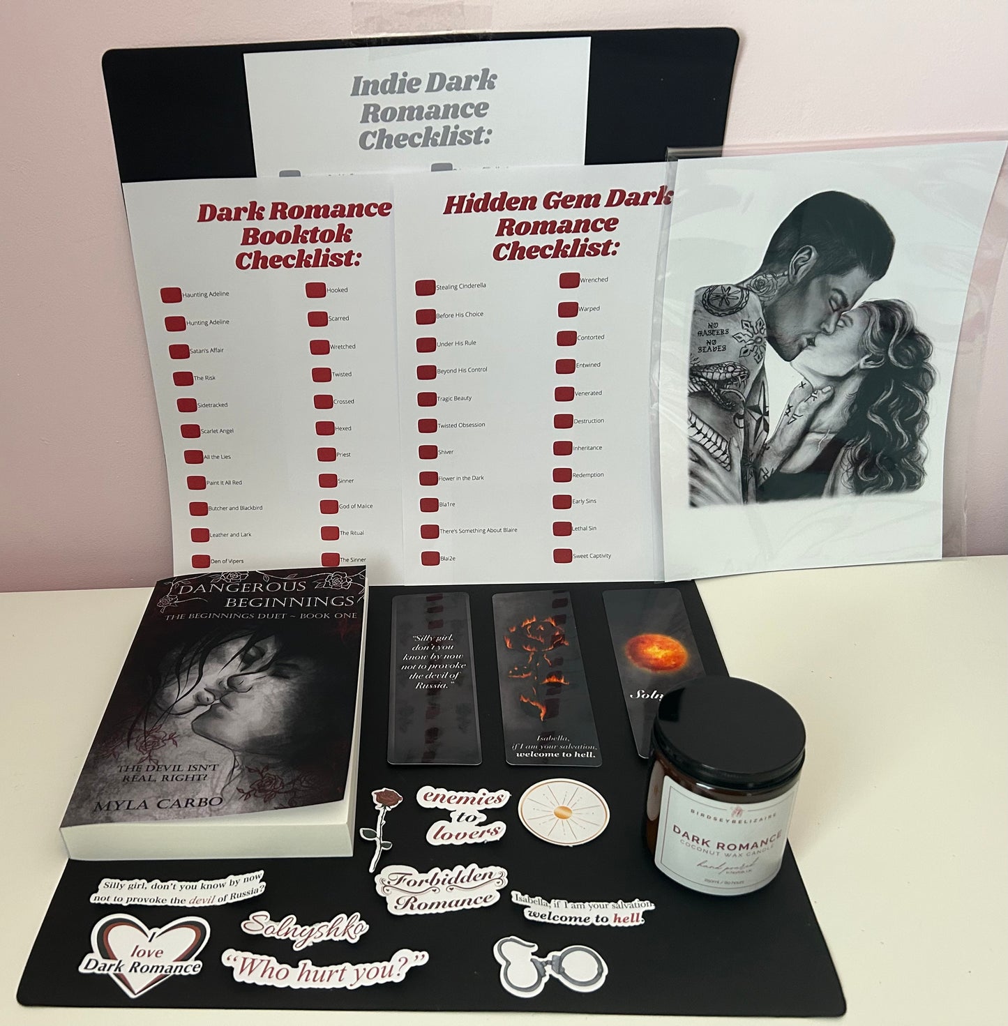 Dangerous Beginnings (With Dark Romance Candle) Dark Romance Bundle