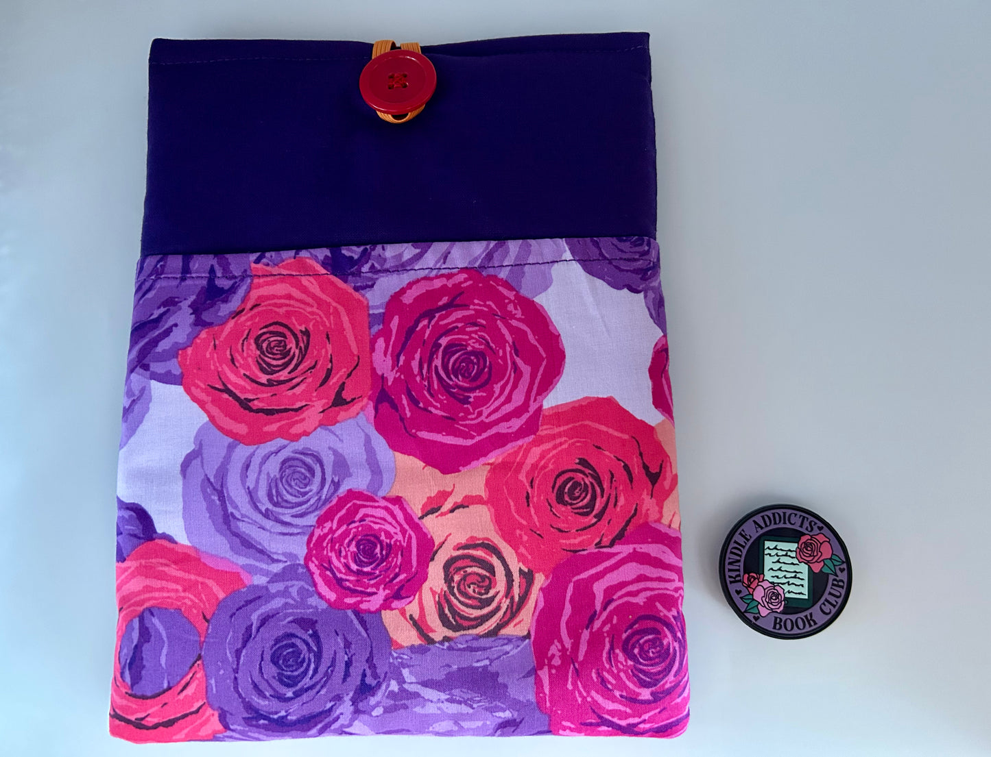 Roses Kindle Sleeve and Kindle Addicts Book Club Kindle Grip