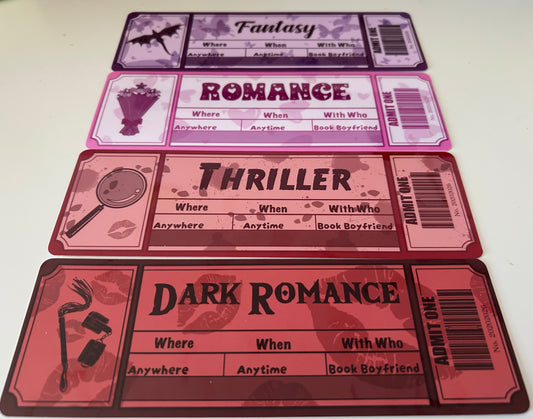 Admit One Bookmarks