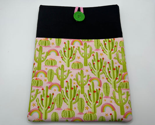 Pink Cactus Book Sleeve