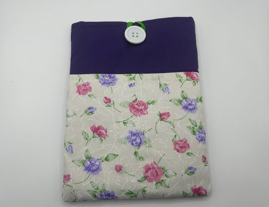 Purple Rose Kindle Sleeve