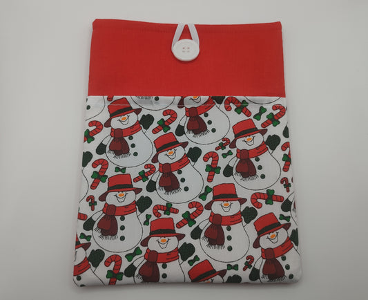 Red Snowmen Book Sleeve (WR)