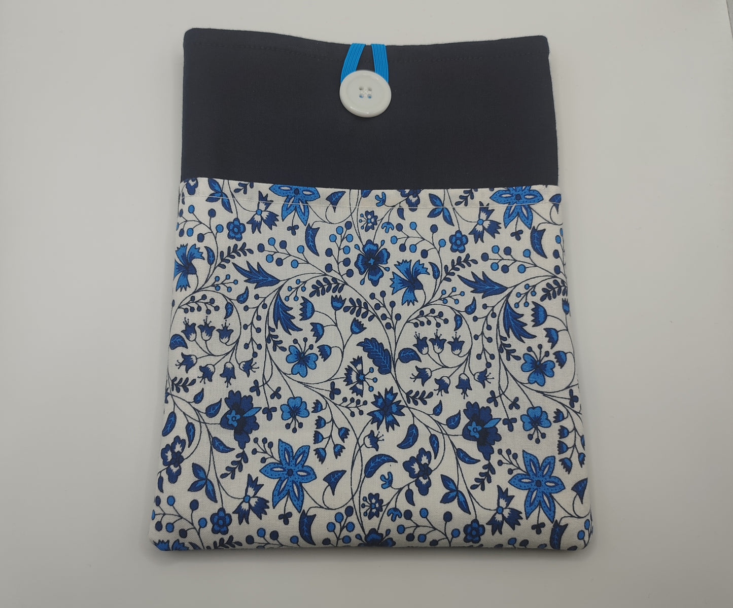 Blue Flower Book Sleeve