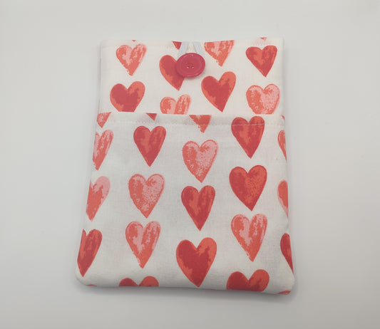 Red Hearts Kindle Sleeve