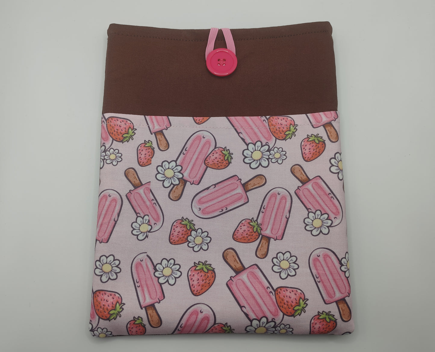 Strawberry Popsicle Book Sleeve