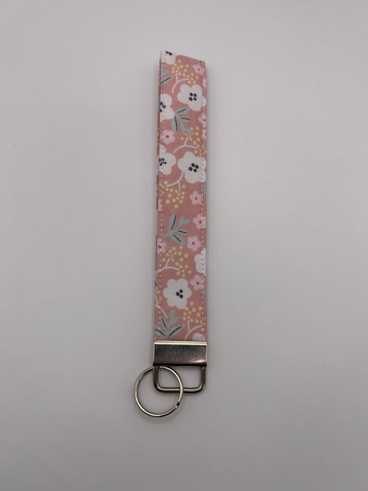 Pink Cherry Blossom Wristlet
