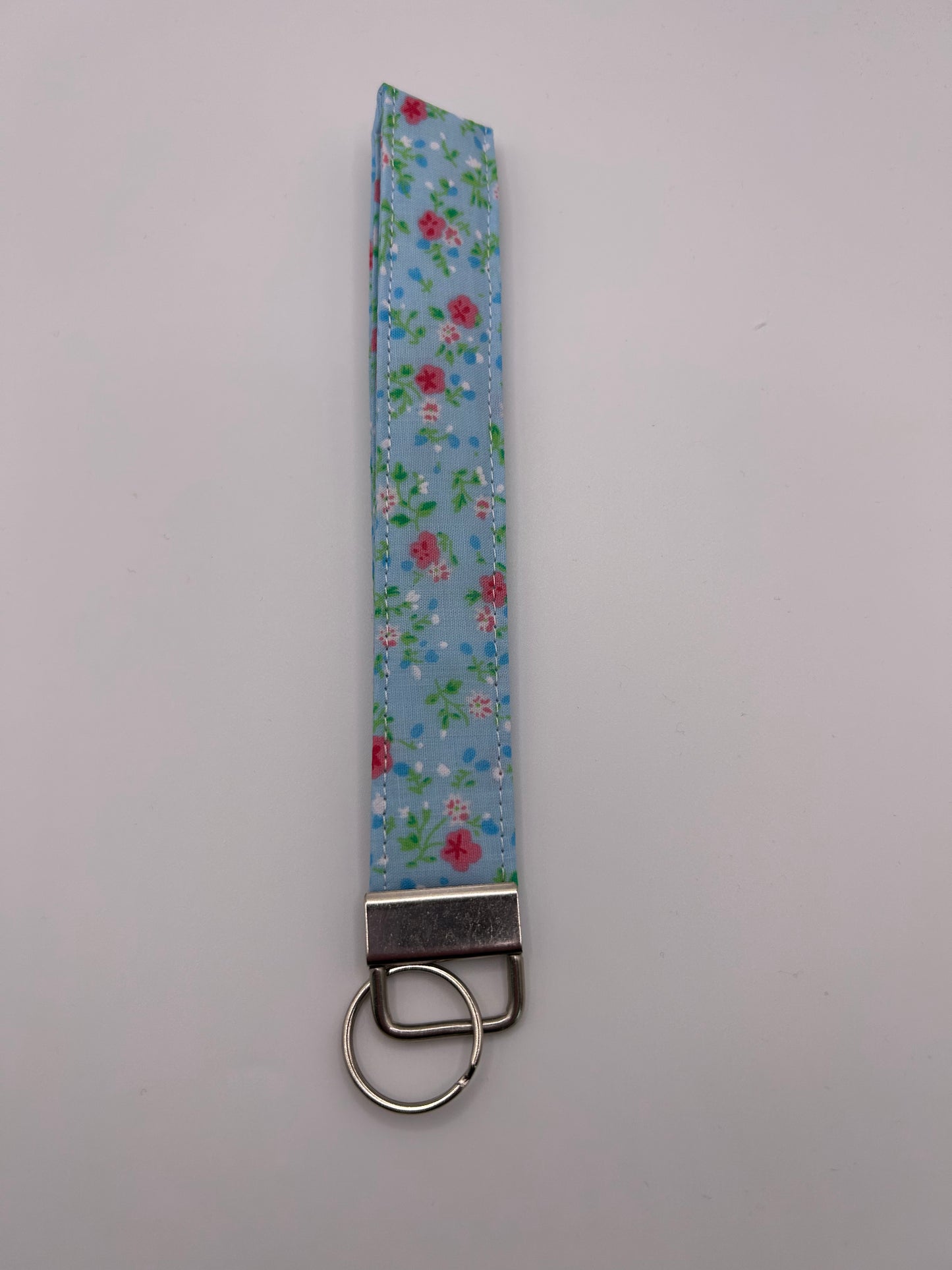 Pink Ditsy Floral Wristlet