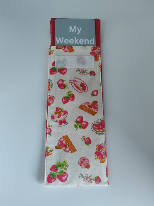 Strawberry Bookmark Pouch