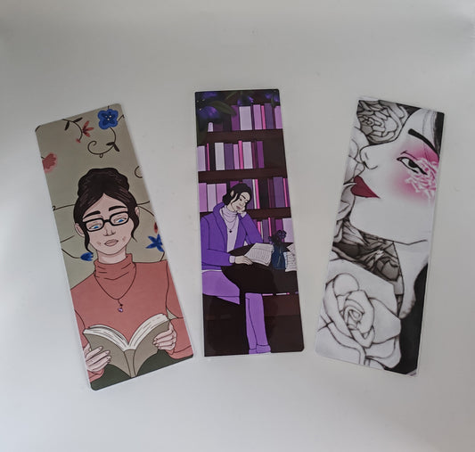 Laminated Floral Birth Month Bookmark Pack