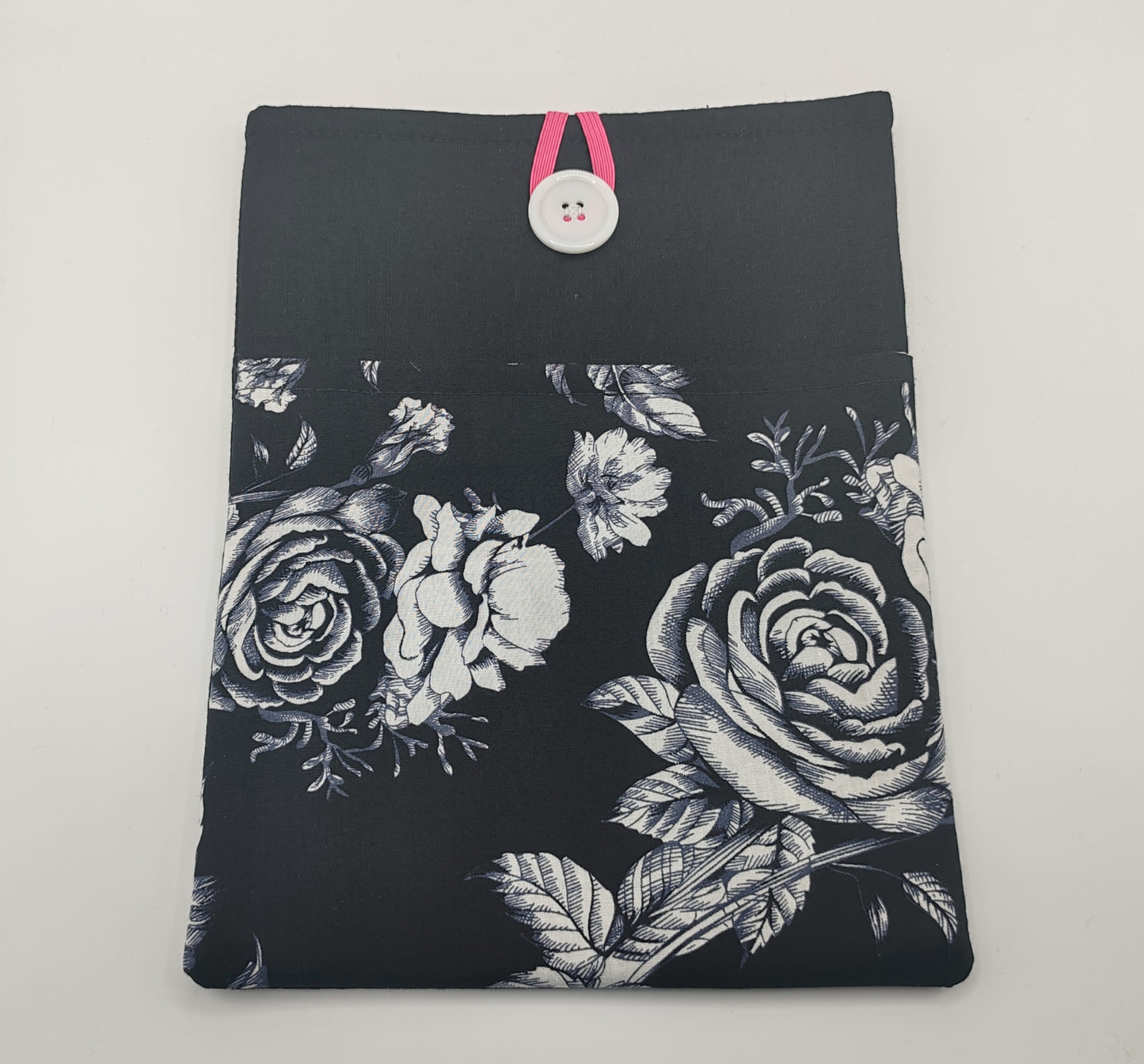 Black Floral Book Sleeve (SR)