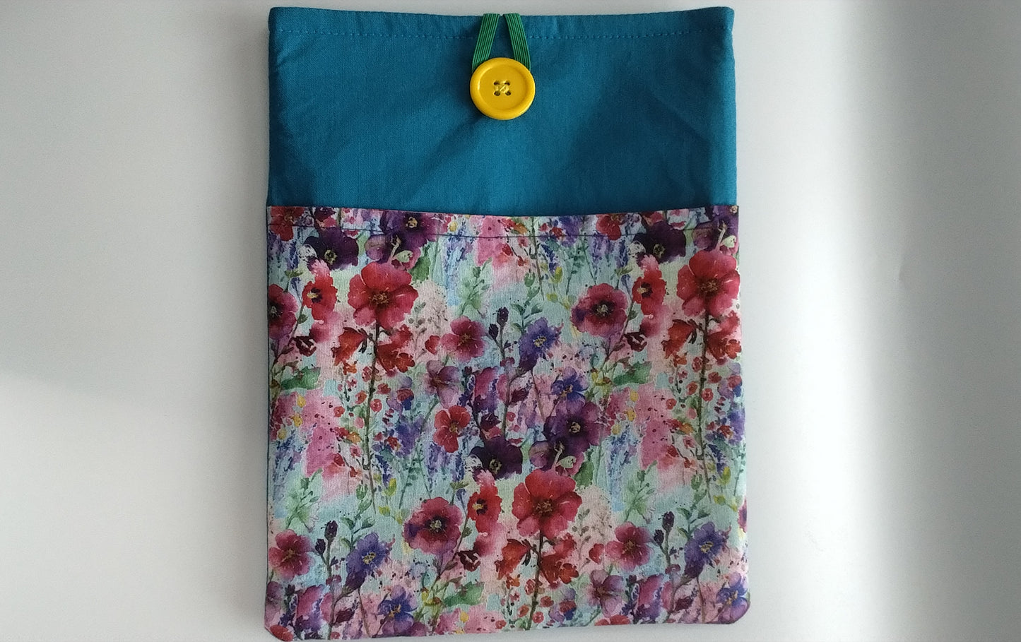 Blue Watercolour Floral Book Sleeve